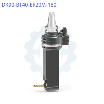 CNC Angle Head DK90-BT40-ER20M-180