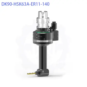 CNC Angle Head DK90-HSK63A-ER11-140