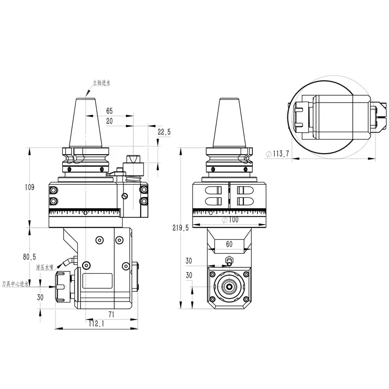 Angle Head DK90-BT40-ER25-Z80-product