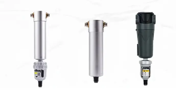 Differential pressure gauge and auto-drain are available01