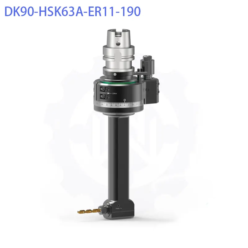 CNC Angle Head DK90-HSK63A-ER11-190